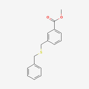 molecular formula C16H16O2S B1482323 Methyl 3-(benzylthiomethyl)benzoate CAS No. 2206607-67-0