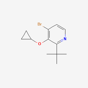 4-Bromo-2-tert-butyl-3-cyclopropoxypyridine