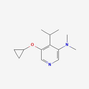 5-Cyclopropoxy-4-isopropyl-N,N-dimethylpyridin-3-amine