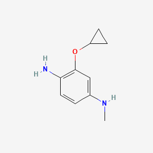 3-Cyclopropoxy-N1-methylbenzene-1,4-diamine