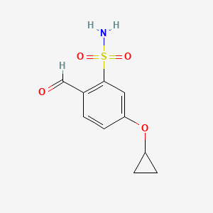 5-Cyclopropoxy-2-formylbenzenesulfonamide