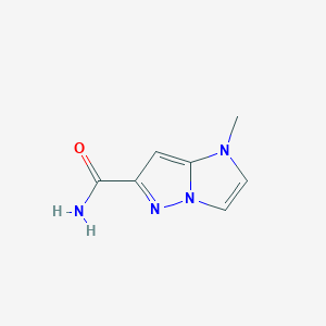 1-methyl-1H-imidazo[1,2-b]pyrazole-6-carboxamide