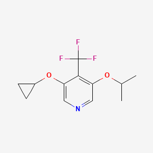 3-Cyclopropoxy-5-isopropoxy-4-(trifluoromethyl)pyridine