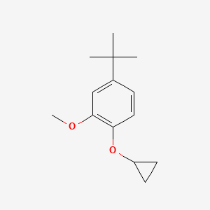 4-Tert-butyl-1-cyclopropoxy-2-methoxybenzene