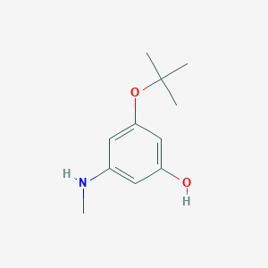 3-(Tert-butoxy)-5-(methylamino)phenol