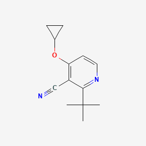 2-Tert-butyl-4-cyclopropoxynicotinonitrile