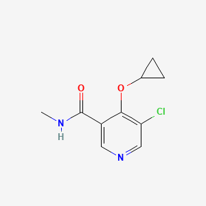 5-Chloro-4-cyclopropoxy-N-methylnicotinamide