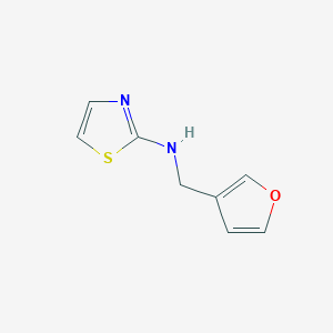 molecular formula C8H8N2OS B1482329 N-(furan-3-ylmethyl)-1,3-thiazol-2-amine CAS No. 1467910-03-7