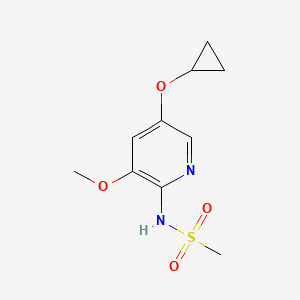 N-(5-Cyclopropoxy-3-methoxypyridin-2-YL)methanesulfonamide