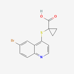 1-((6-Bromoquinolin-4-yl)thio)cyclopropanecarboxylic acid