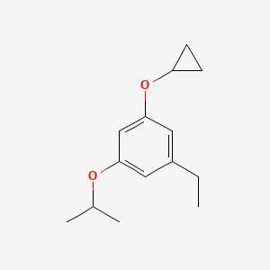 1-Cyclopropoxy-3-ethyl-5-isopropoxybenzene