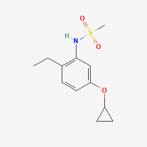 N-(5-Cyclopropoxy-2-ethylphenyl)methanesulfonamide