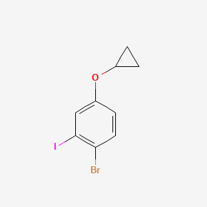 1-Bromo-4-cyclopropoxy-2-iodobenzene