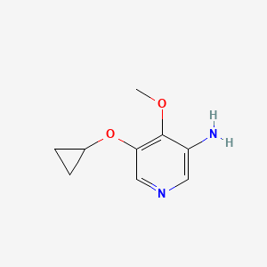 5-Cyclopropoxy-4-methoxypyridin-3-amine