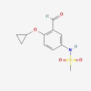 N-(4-Cyclopropoxy-3-formylphenyl)methanesulfonamide