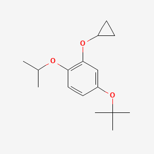 4-Tert-butoxy-2-cyclopropoxy-1-isopropoxybenzene