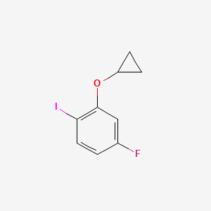 2-Cyclopropoxy-4-fluoro-1-iodobenzene