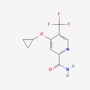 4-Cyclopropoxy-5-(trifluoromethyl)picolinamide