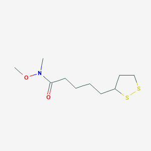 5-(1,2-dithiolan-3-yl)-N-methoxy-N-methylpentanamide