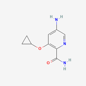 5-Amino-3-cyclopropoxypicolinamide