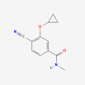 4-Cyano-3-cyclopropoxy-N-methylbenzamide