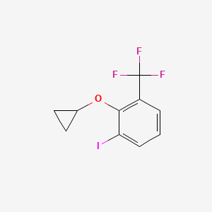 2-Cyclopropoxy-1-iodo-3-(trifluoromethyl)benzene