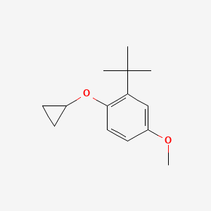 2-Tert-butyl-1-cyclopropoxy-4-methoxybenzene