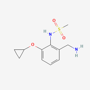 N-(2-(Aminomethyl)-6-cyclopropoxyphenyl)methanesulfonamide