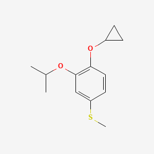 (4-Cyclopropoxy-3-isopropoxyphenyl)(methyl)sulfane