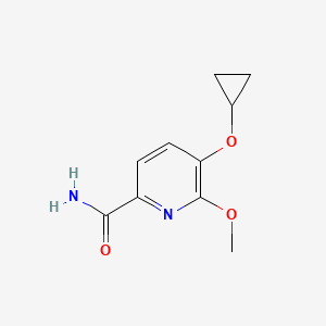 5-Cyclopropoxy-6-methoxypicolinamide