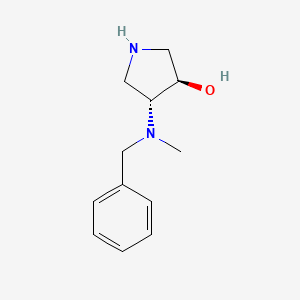 (3R,4R)-4-[benzyl(methyl)amino]pyrrolidin-3-ol