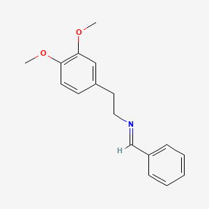 (E)-N-(3,4-Dimethoxyphenethyl)-1-phenylmethanimine (Verapamil Impurity pound(c)