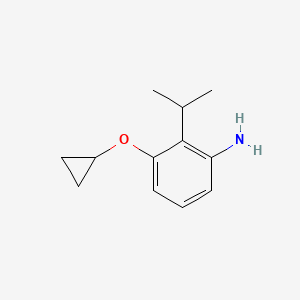 3-Cyclopropoxy-2-isopropylaniline