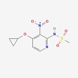 N-(4-Cyclopropoxy-3-nitropyridin-2-YL)methanesulfonamide