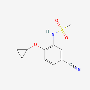 N-(5-Cyano-2-cyclopropoxyphenyl)methanesulfonamide