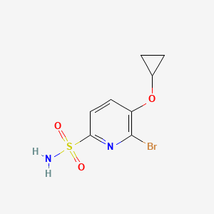 6-Bromo-5-cyclopropoxypyridine-2-sulfonamide