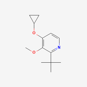 2-Tert-butyl-4-cyclopropoxy-3-methoxypyridine