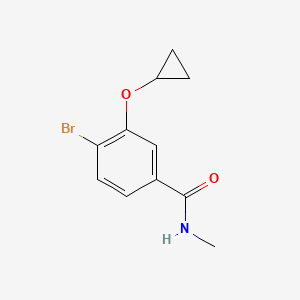 4-Bromo-3-cyclopropoxy-N-methylbenzamide