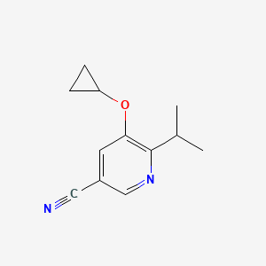 5-Cyclopropoxy-6-isopropylnicotinonitrile