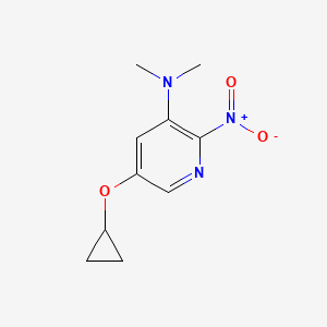 5-Cyclopropoxy-N,N-dimethyl-2-nitropyridin-3-amine