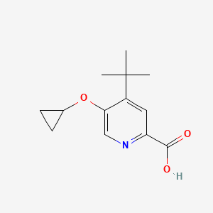 4-Tert-butyl-5-cyclopropoxypicolinic acid