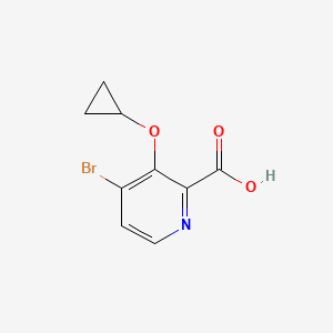 4-Bromo-3-cyclopropoxypicolinic acid