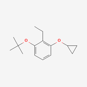 1-Tert-butoxy-3-cyclopropoxy-2-ethylbenzene