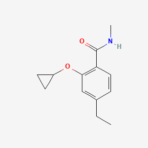 2-Cyclopropoxy-4-ethyl-N-methylbenzamide