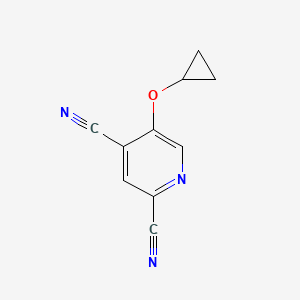 5-Cyclopropoxypyridine-2,4-dicarbonitrile