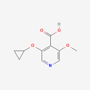 3-Cyclopropoxy-5-methoxyisonicotinic acid