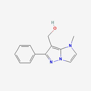 (1-methyl-6-phenyl-1H-imidazo[1,2-b]pyrazol-7-yl)methanol
