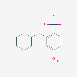 3-(Cyclohexylmethyl)-4-(trifluoromethyl)phenol