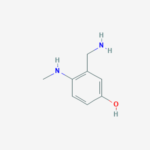 3-(Aminomethyl)-4-(methylamino)phenol