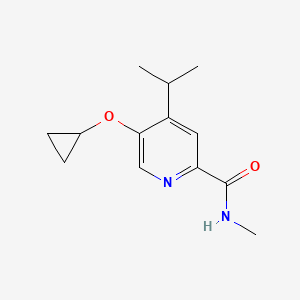 5-Cyclopropoxy-4-isopropyl-N-methylpicolinamide